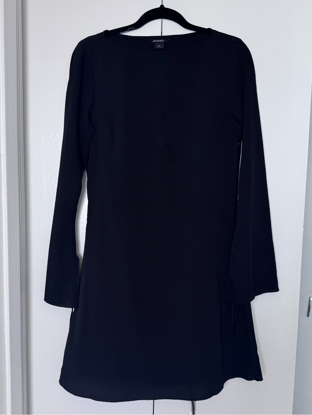 Monki Black Long-Sleeve Dress